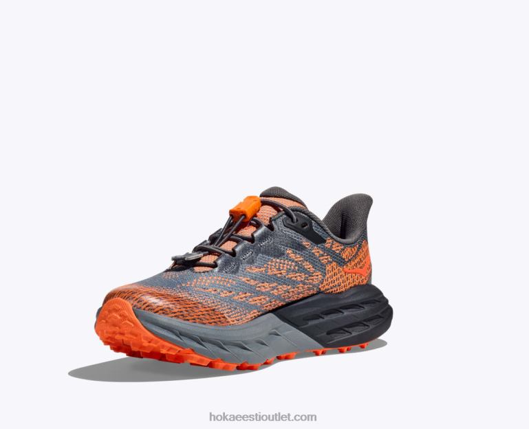 lapsed Hoka kiirkits 5 6ZBF677 Castlerock/vibrant orange
