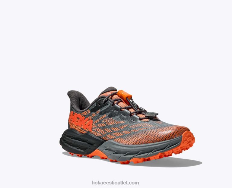 lapsed Hoka kiirkits 5 6ZBF677 Castlerock/vibrant orange