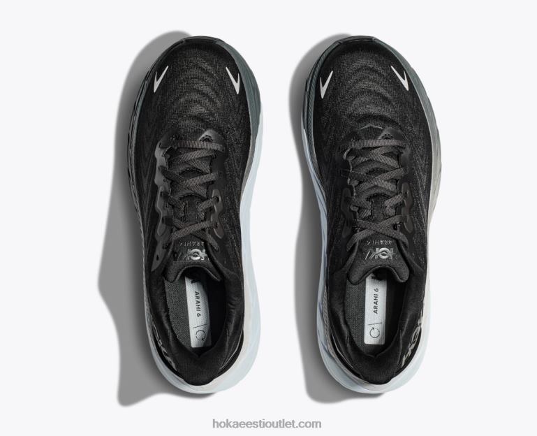 mehed Hoka arahi 6 6ZBF432 must valge