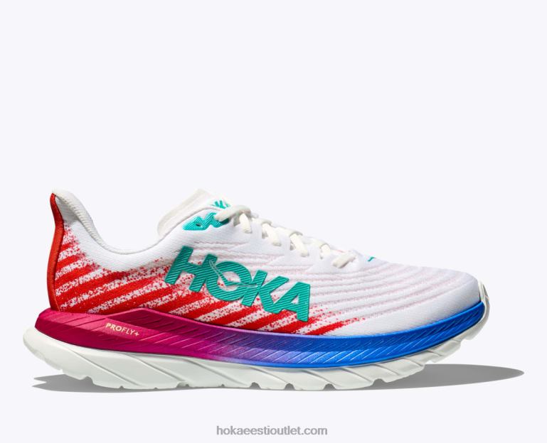 mehed Hoka mach 5 6ZBF437 valge/leek