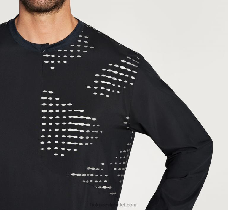 mehed Hoka 1/2 lukuga tuulekarp 6ZBF671 must