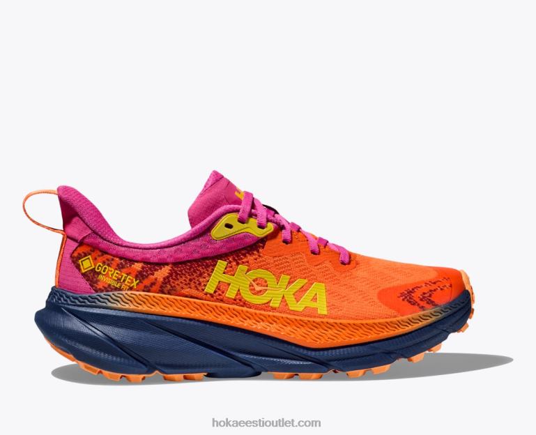 naised Hoka challenger 7 gtx 6ZBF95 särtsakas oranž/roosa raudrohi