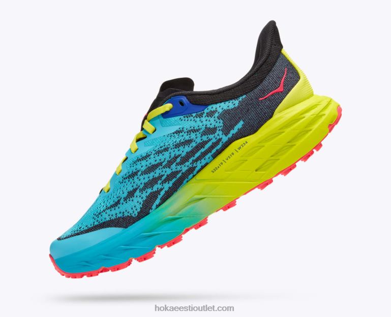 naised Hoka kiirkits 5 6ZBF241 akvalang sinine/must