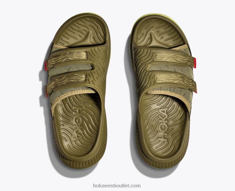 naised Hoka ora luxe 6ZBF271 avokaado/roheline sammal