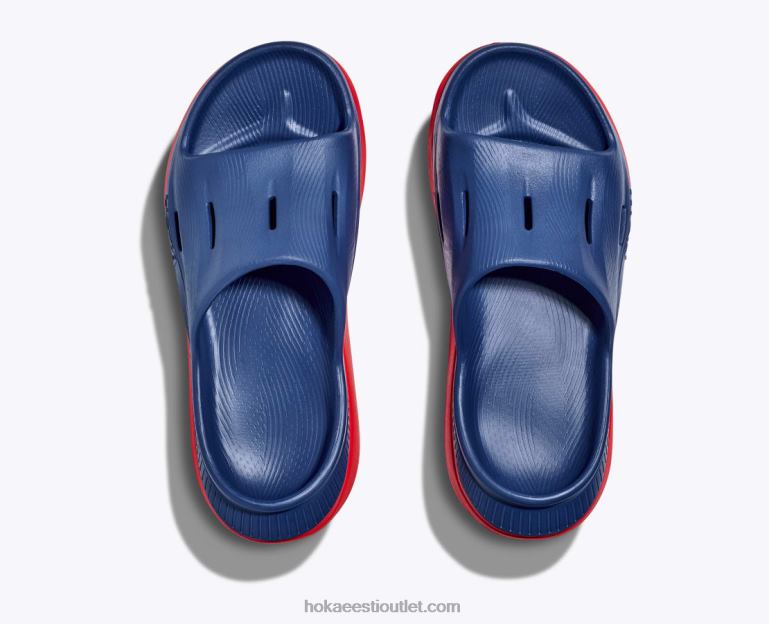 naised Hoka ora taastamise slaid 3 6ZBF208 kellakella sinine/punane hoiatus