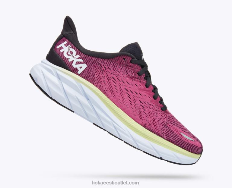 naised Hoka Clifton 8 6ZBF217 sinine grafiit/iibis roos