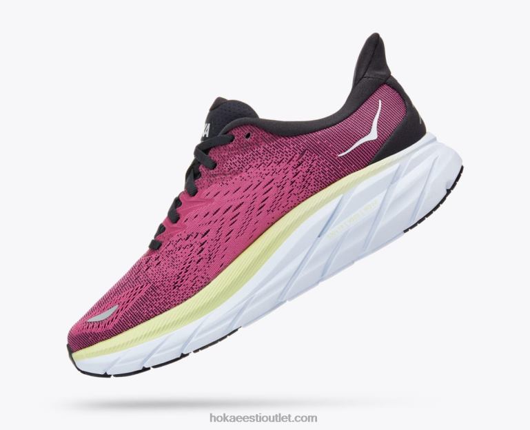 naised Hoka Clifton 8 6ZBF217 sinine grafiit/iibis roos