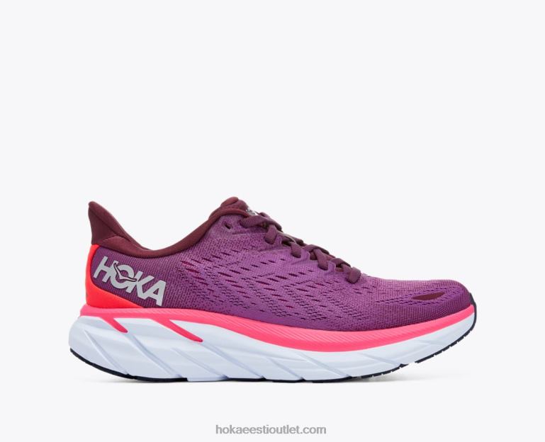 naised Hoka Clifton 8 6ZBF219 viinamarjavein/ilumari
