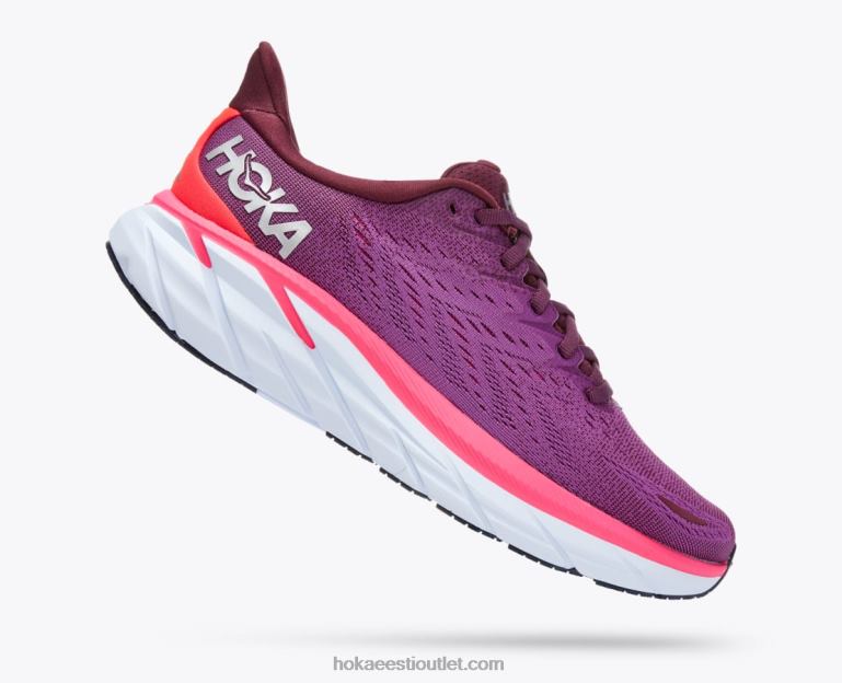 naised Hoka Clifton 8 6ZBF219 viinamarjavein/ilumari