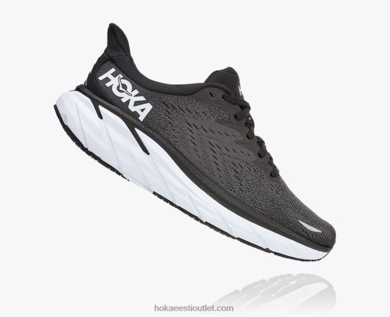 naised Hoka Clifton 8 6ZBF91 must valge