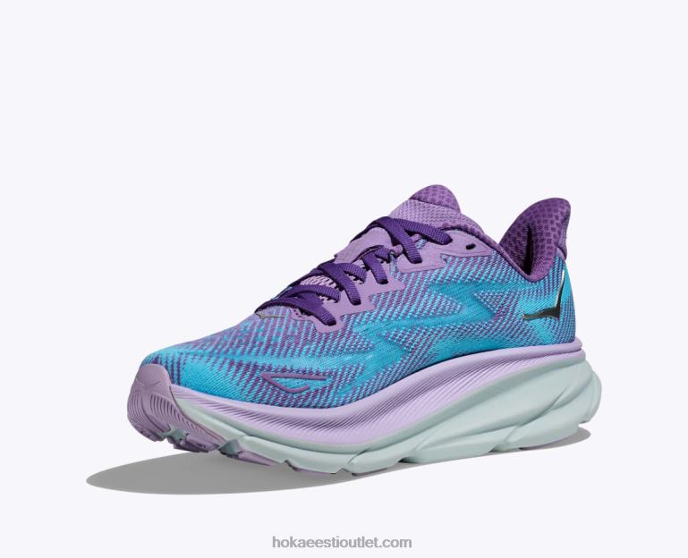 naised Hoka Clifton 9 6ZBF4 kriitviolett/pastellilla