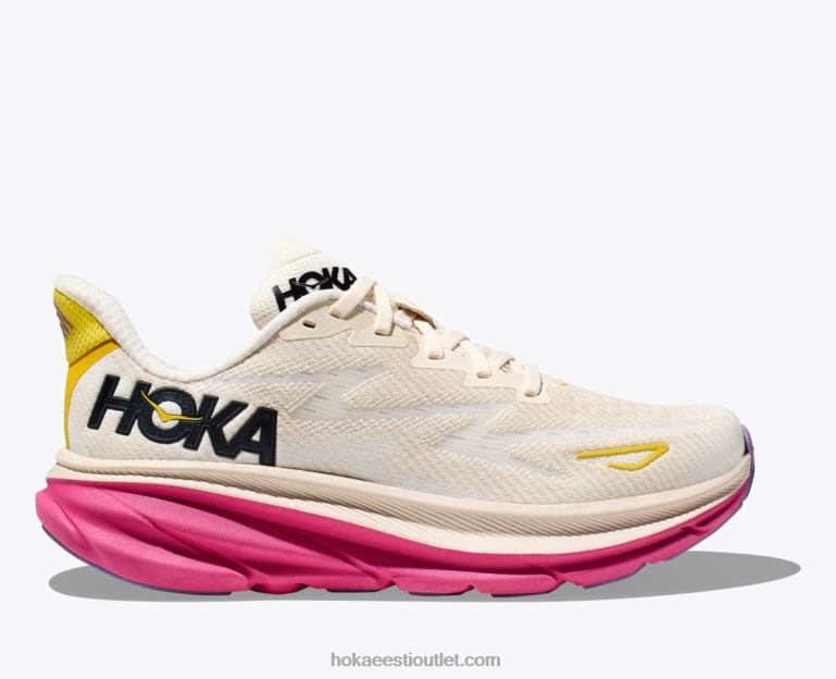 naised Hoka Clifton 9 6ZBF7 munakoog / blanc de blanc