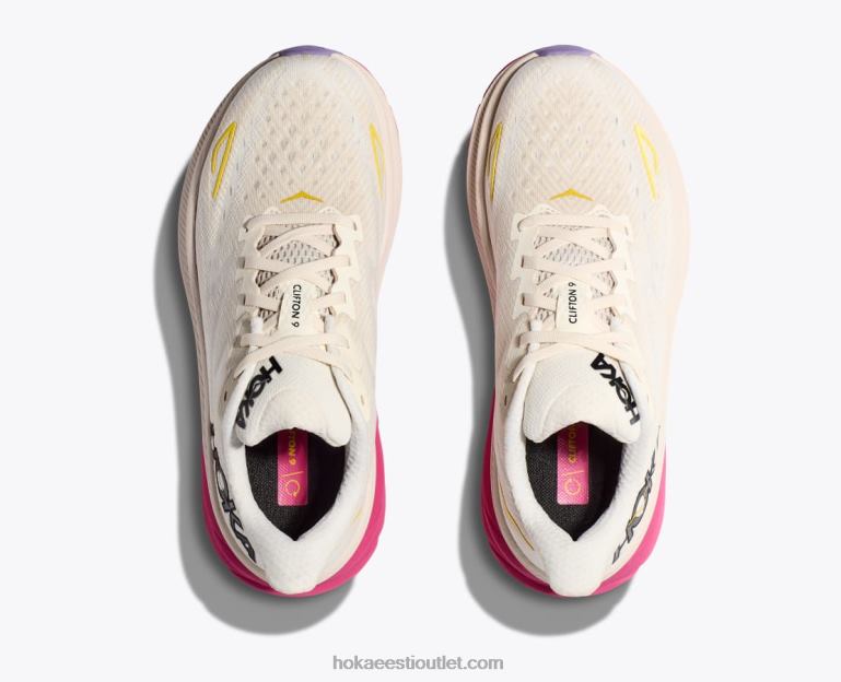 naised Hoka Clifton 9 6ZBF7 munakoog / blanc de blanc