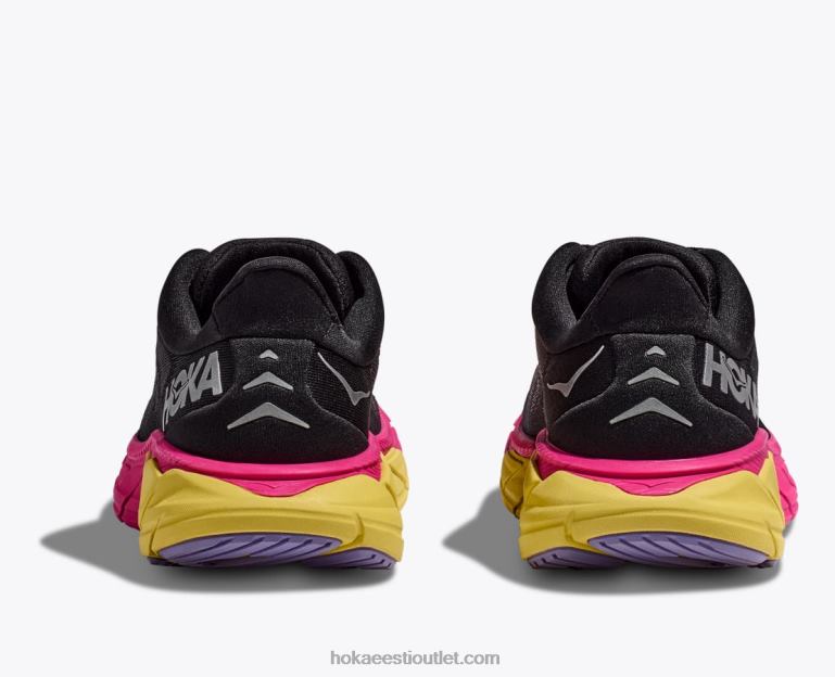 naised Hoka arahi 6 6ZBF686 must valge