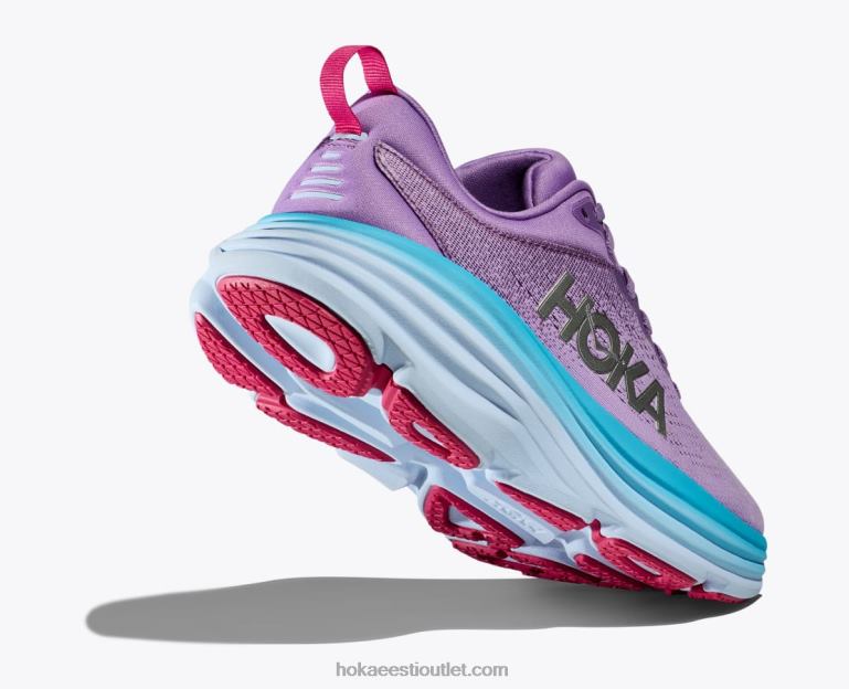 naised Hoka bondi 8 6ZBF11 kriitviolett/pastellilla