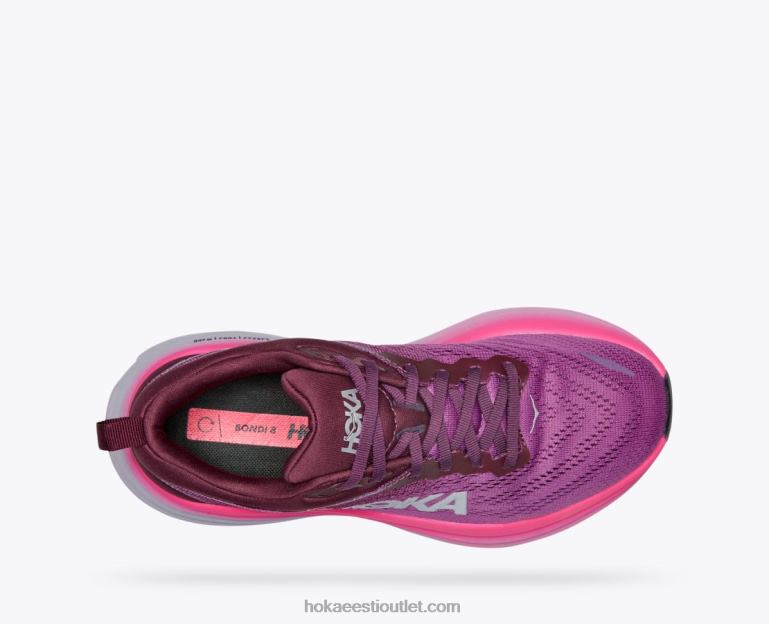 naised Hoka bondi 8 6ZBF15 beautyberry/viinamarjavein