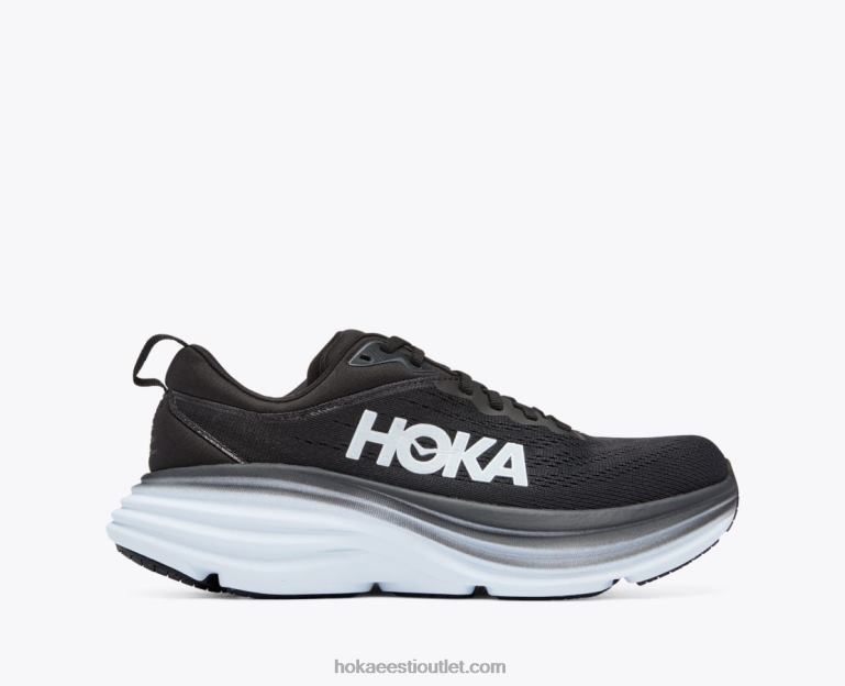 naised Hoka bondi 8 6ZBF247 must valge