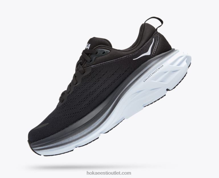 naised Hoka bondi 8 6ZBF247 must valge