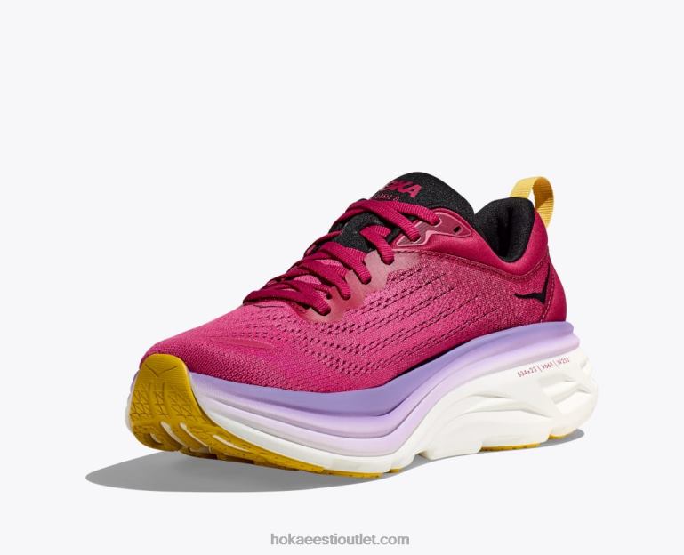 naised Hoka bondi 8 6ZBF8 kirsid juubel/roosa raudrohi