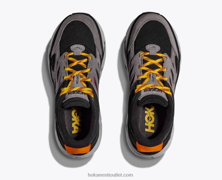 naised Hoka clifton l seemisnahk 6ZBF69 must/kuu kivi