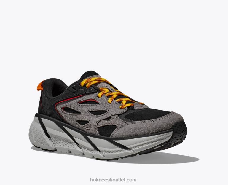 naised Hoka clifton l seemisnahk 6ZBF69 must/kuu kivi
