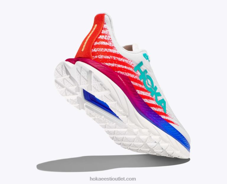 naised Hoka mach 5 6ZBF27 valge/leek