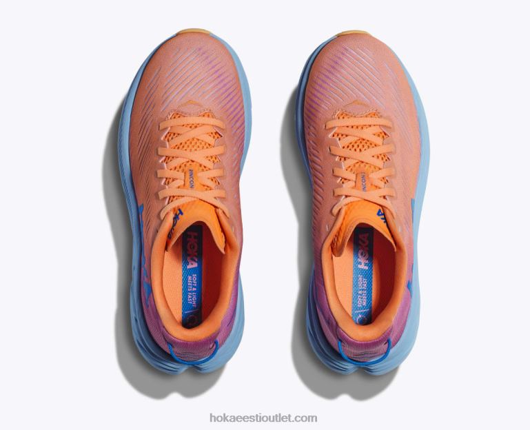 naised Hoka rincon 3 6ZBF228 pilkane apelsin/tsüklamen