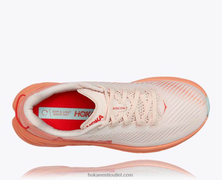 naised Hoka rincon 3 6ZBF36 hõbedane pojeng/kantaluup