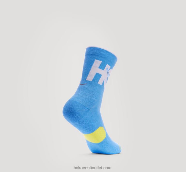 naised Hoka meeskonnajooksu sokk 6ZBF389 diiva sinine/tsitruseline