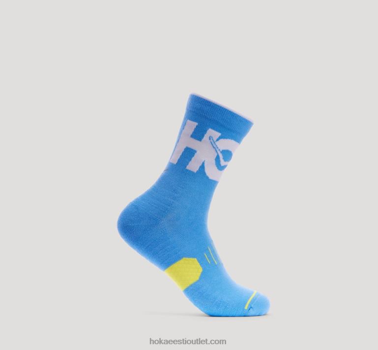 naised Hoka meeskonnajooksu sokk 6ZBF389 diiva sinine/tsitruseline