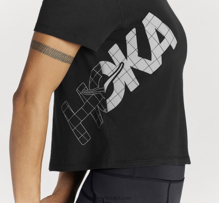 naised Hoka terve päeva tee 6ZBF348 must/sadama udu