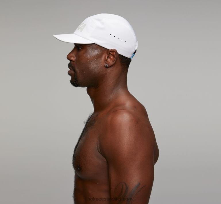 naised Hoka esinemismüts 6ZBF396 valge/jahe hall